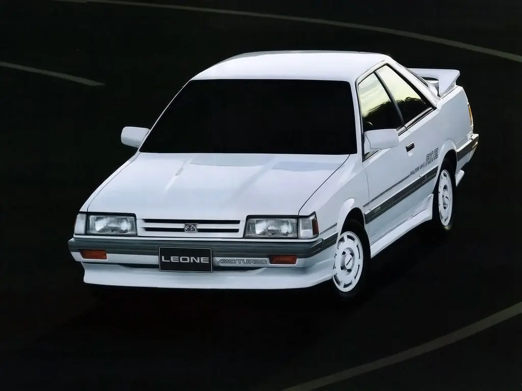 Subaru Leone (AA5) 3 поколение, рестайлинг, купе (11.1985 - 02.1989)